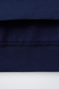 BASIC TEXT AND LABEL SWEATSHIRT