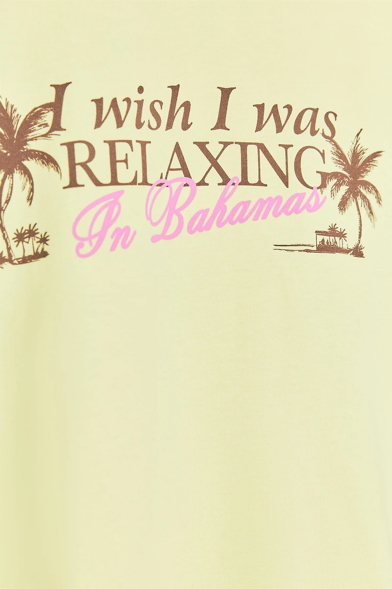 TEXT PRINT T-SHIRT