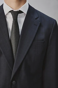 REGULAR FIT PLAID SUIT JACKET
