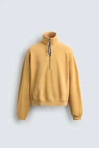 AARON LEVINE X ZARA QUARTER-ZIP SWEATSHIRT