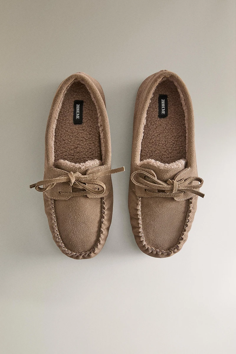 WARM LEATHER LOAFERS