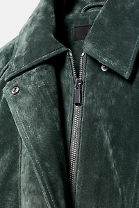 100% SUEDE LEATHER JACKET