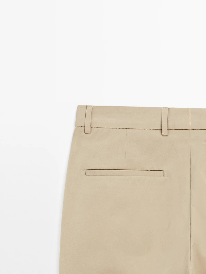 Relaxed-fit trousers with dart detail