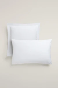PERCALE COTTON PILLOWCASE (200 THREAD COUNT)