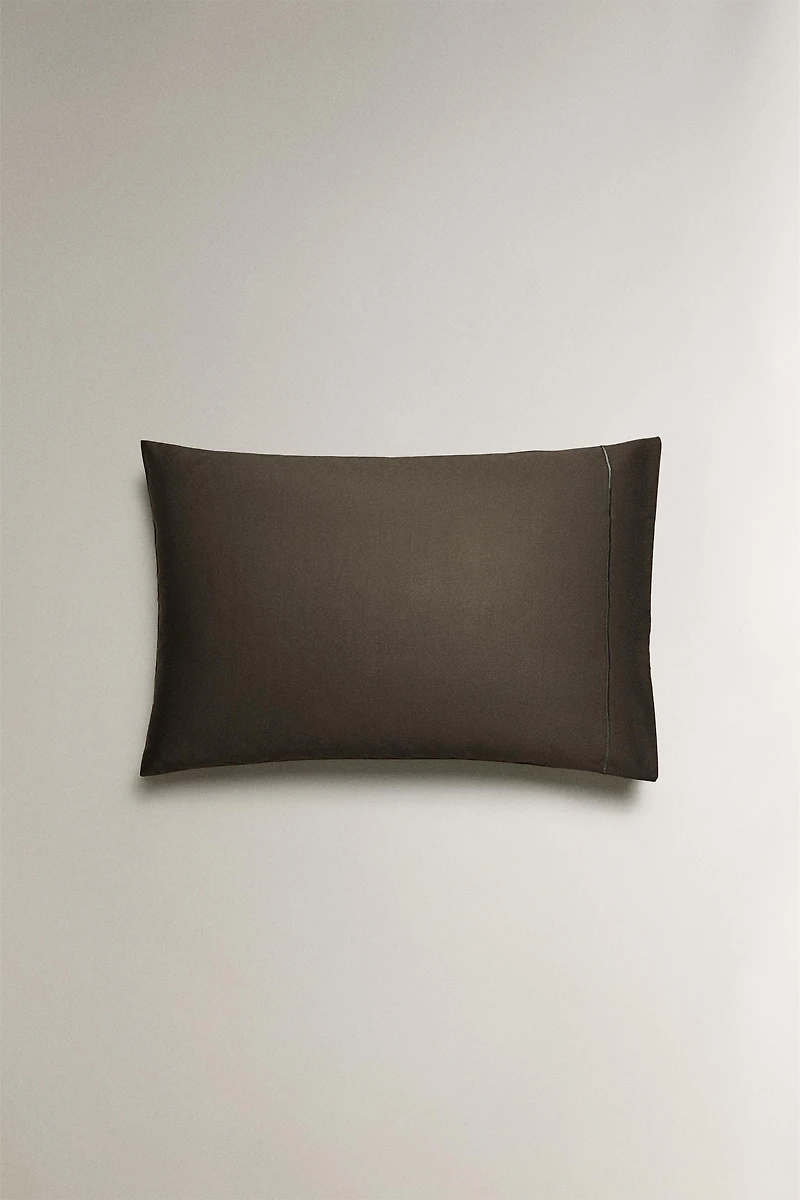 SATEEN PILLOWCASE WITH FESTOON DESIGN (300 THREAD COUNT)