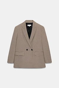 VESTE OVERSIZE À BOUTONNAGE CROISÉ