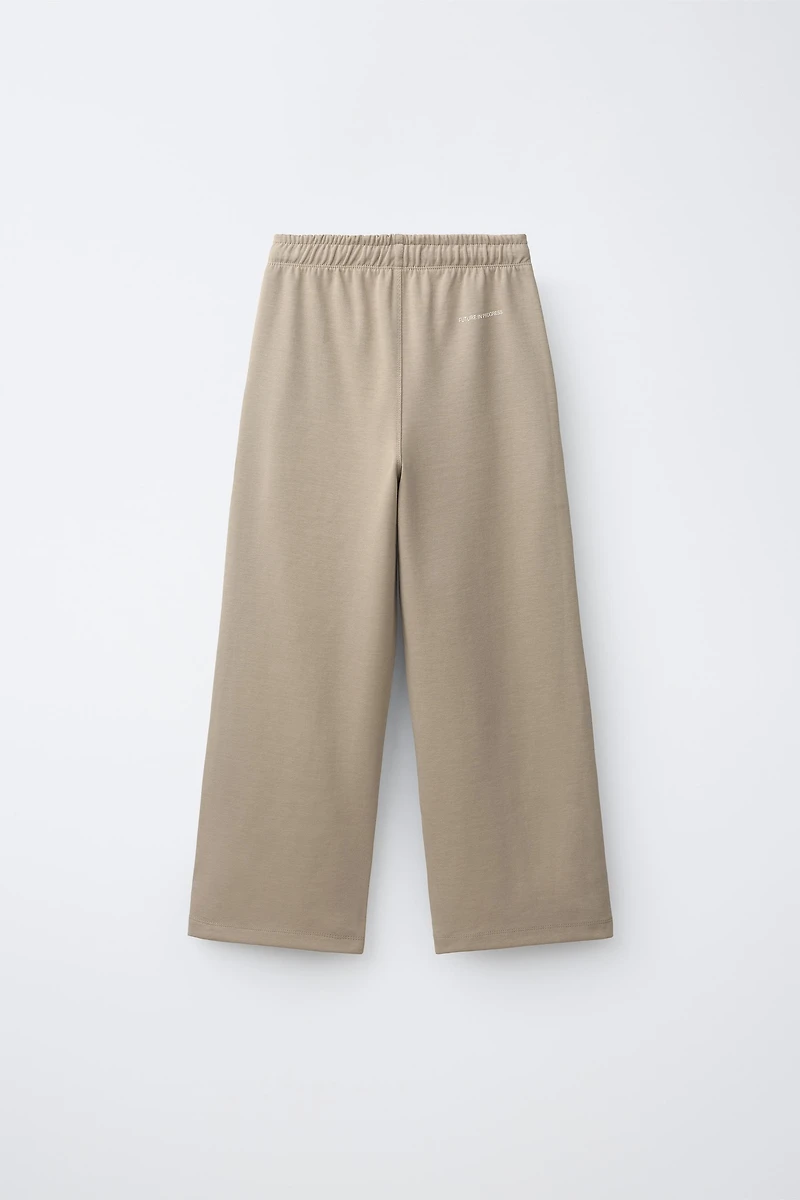 STRAIGHT INTERLOCK PLUSH PANTS