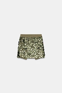 SEQUIN MINI SKIRT