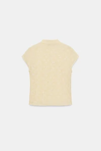 EMBROIDERED MANDARIN COLLAR SHIRT