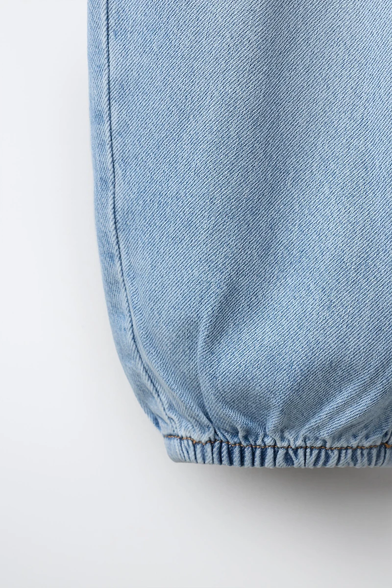 FLOWY ELASTIC BALLOON JEANS