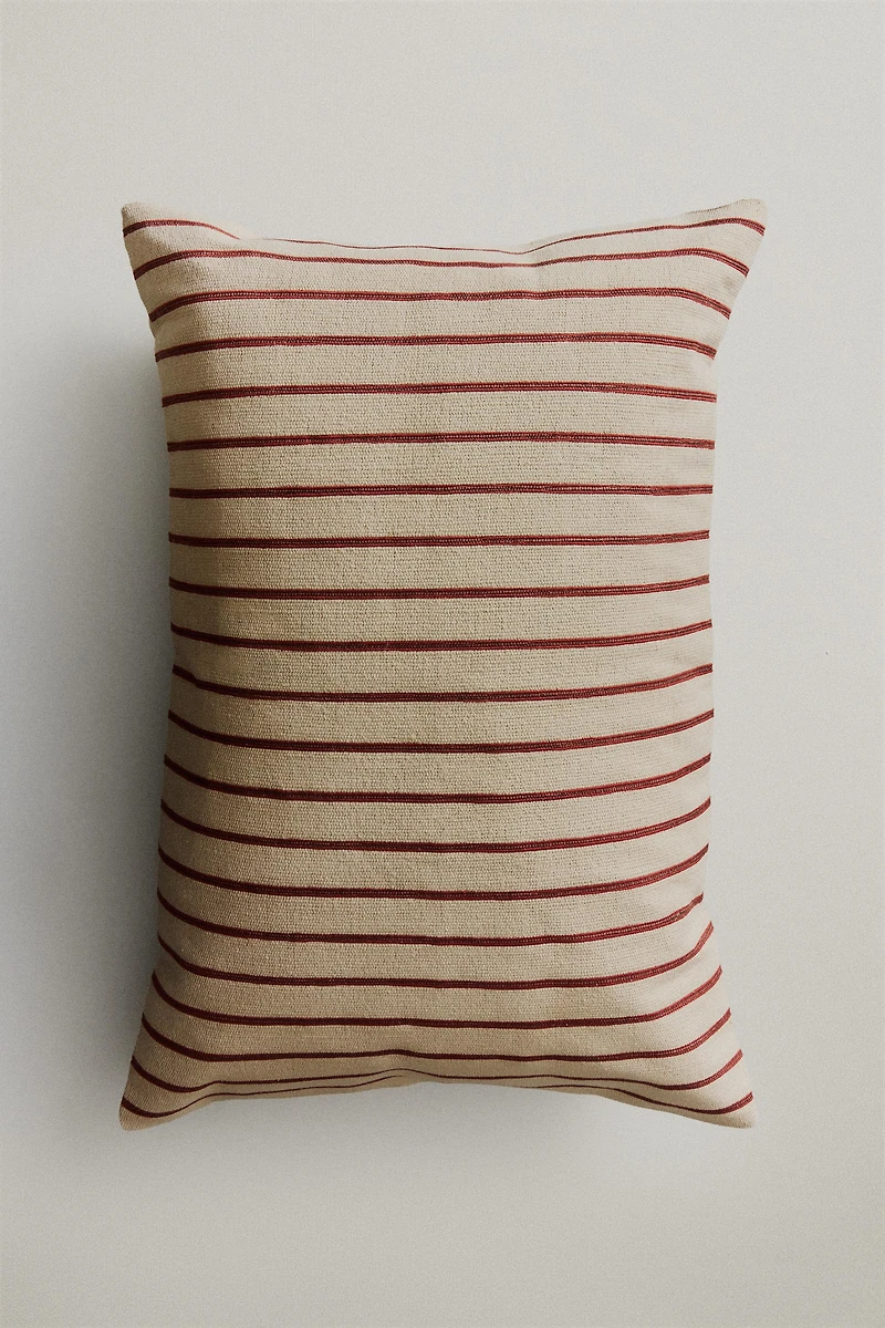 HOUSSE COUSSIN RAYURES