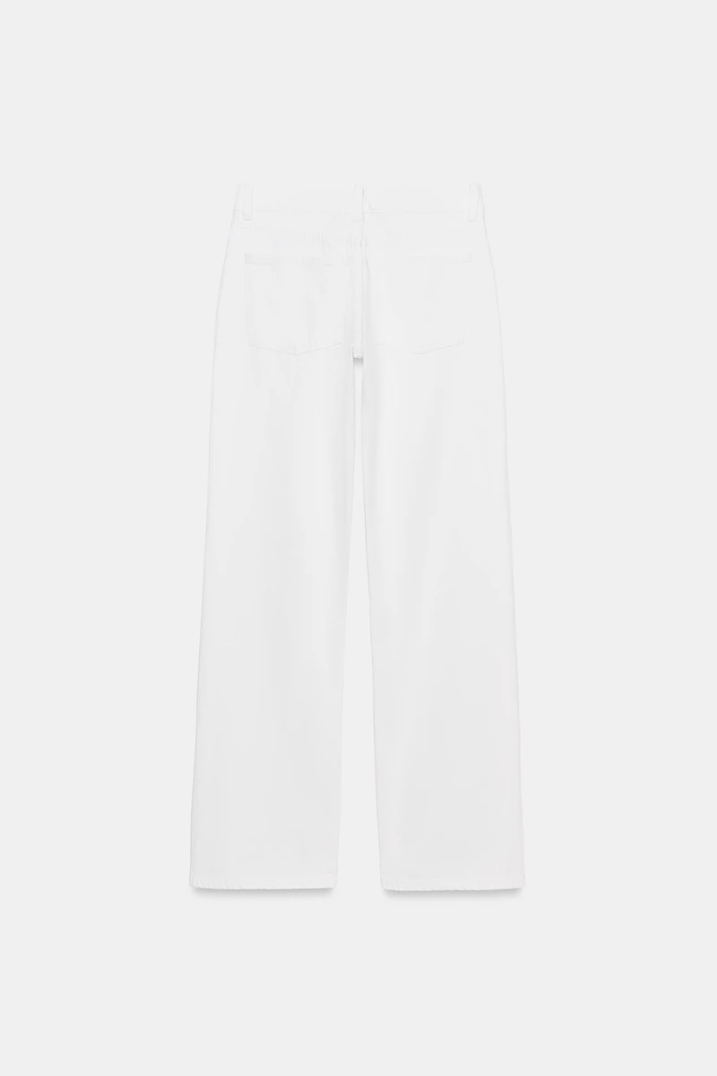 JEAN TRF WIDE LEG TAILLE BASSE
