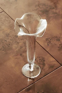VASE EN VERRE FLEUR