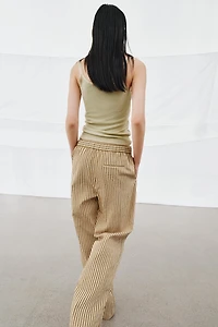 PANTALON STYLE PYJAMA À RAYURES ZW COLLECTION