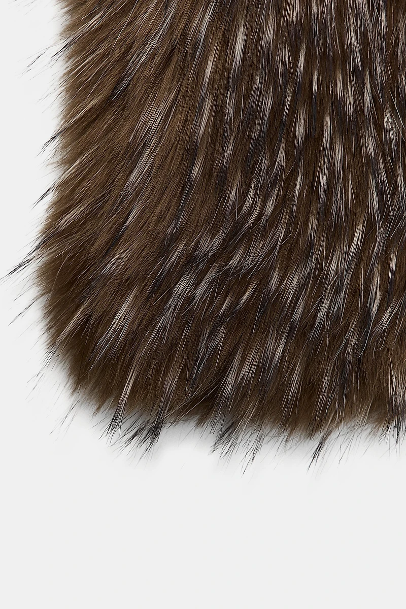 MARLED FAUX FUR SCARF