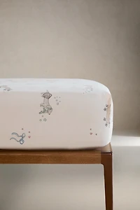 CHILDREN'S SKATING DOG FITTED SHEET