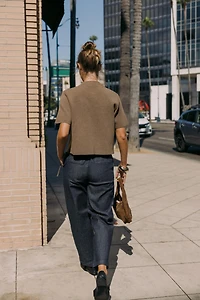 PANTALON Z1975 CHINO DENIM CEINTURE TRESSÉE