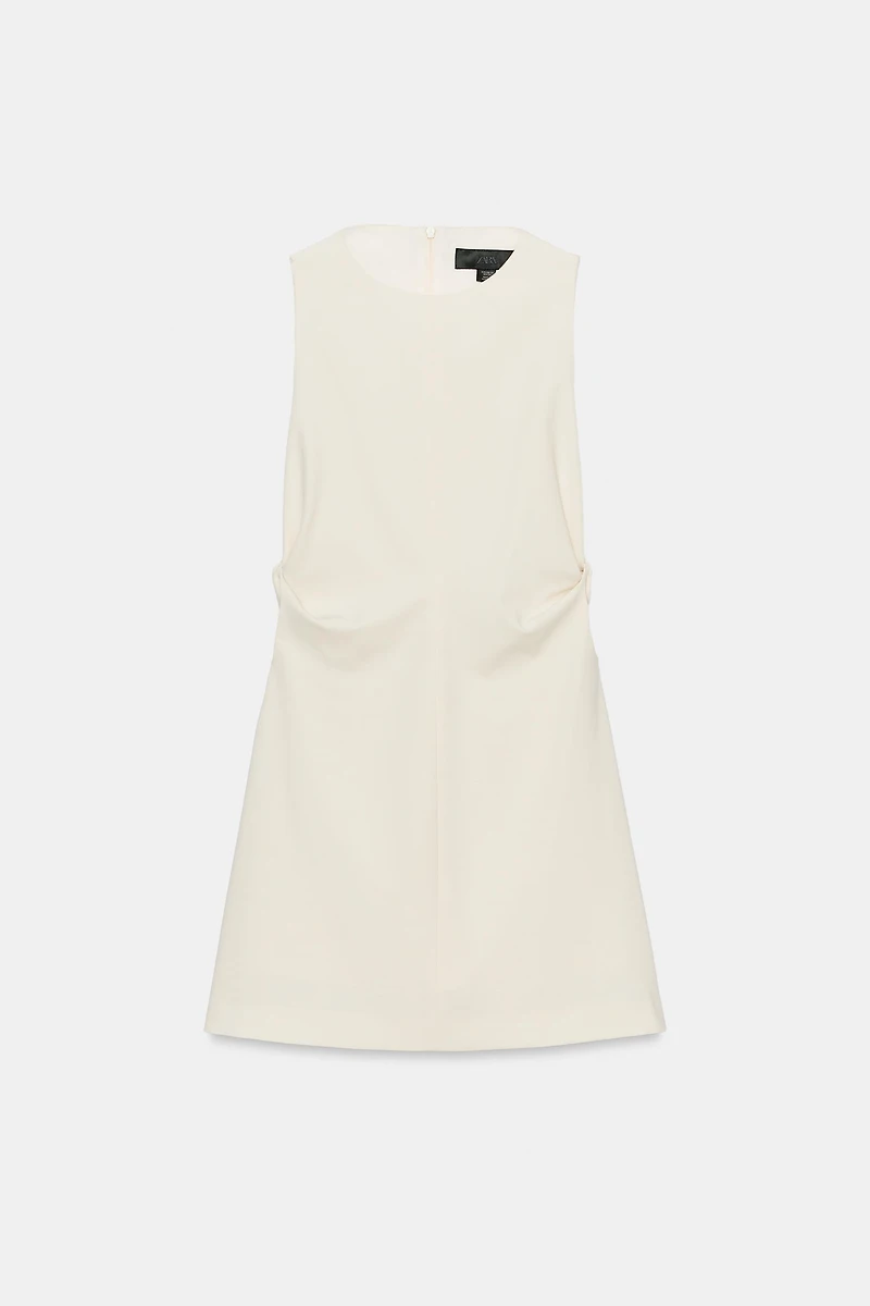 STRETCHY KNOTTED CUT OUT MINI DRESS