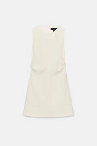 STRETCHY KNOTTED CUT OUT MINI DRESS