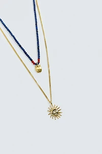 LOT DE 2 COLLIERS ASSORTIS