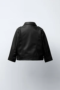 FAUX LEATHER JACKET