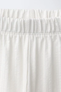 CONTRASTING RIPPLE TEXTURE CULOTTES