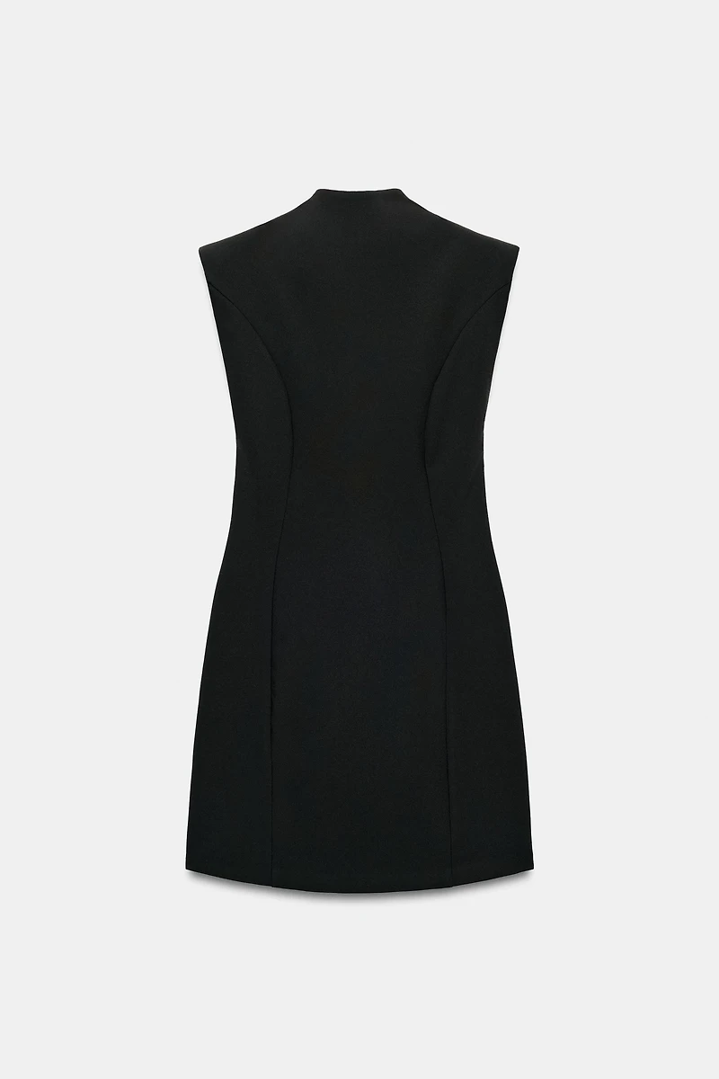 SHOULDER PAD MINI DRESS