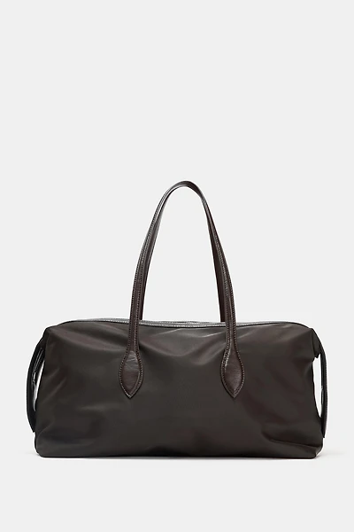 ELONGATED NYLON CITY BAG