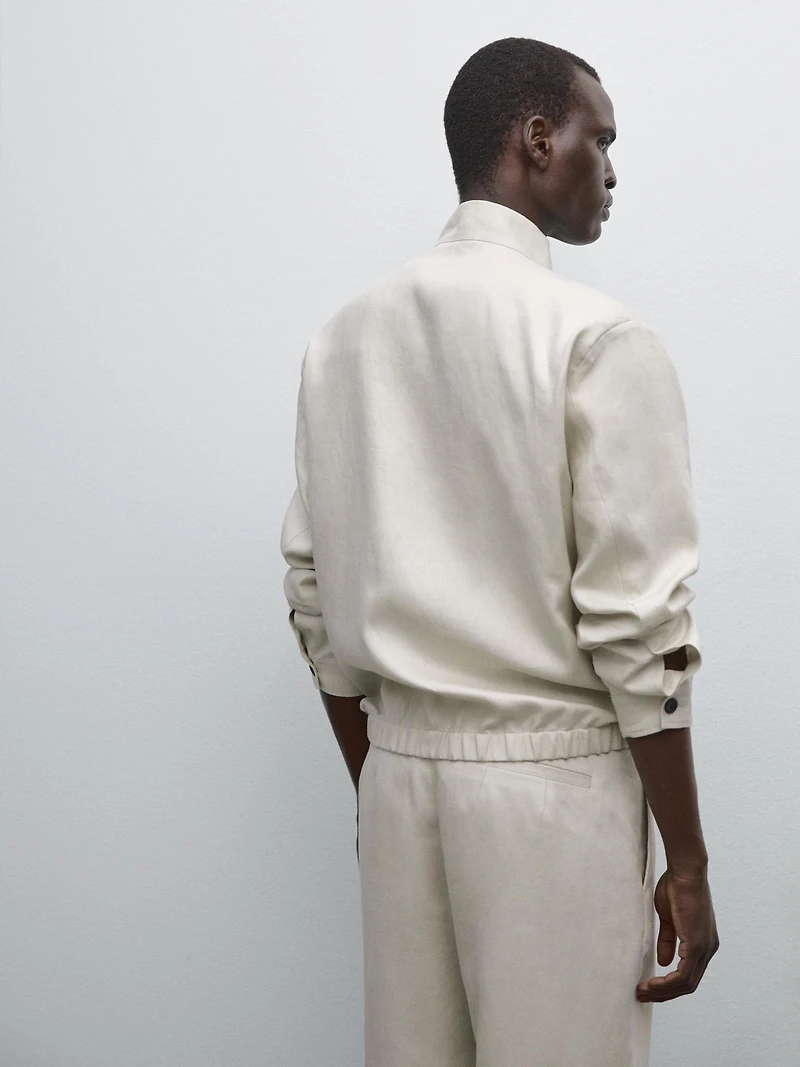 Veste légère 100 % lin