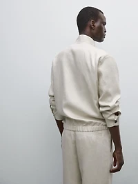 Veste légère 100 % lin