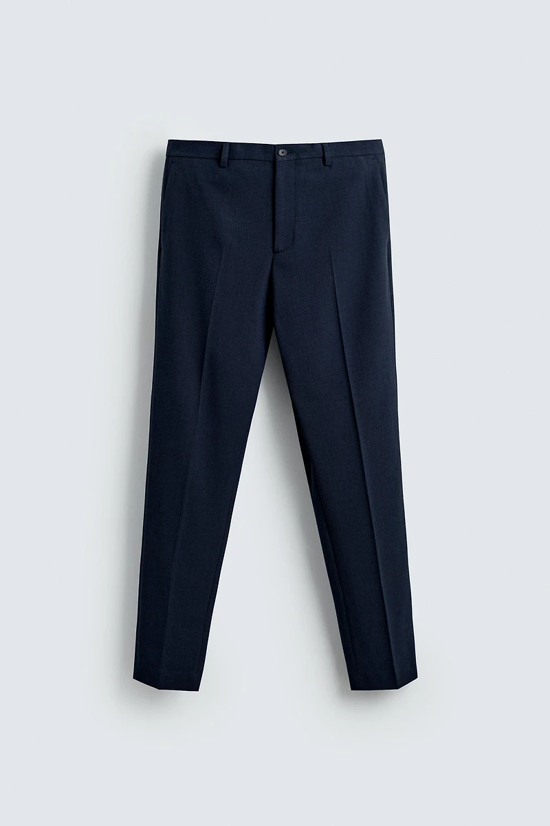 SLIM FIT SUIT PANTS