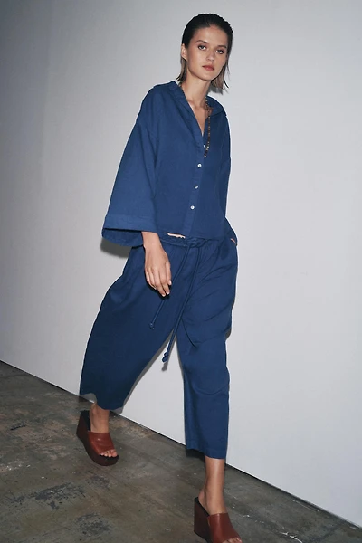 PANTALON AVEC LIN ZW COLLECTION
