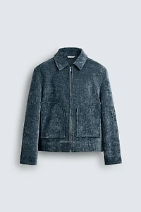 FLOCKED EMBOSSED JACKET