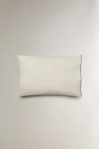 TAIE D’OREILLER ENFANT COTON POINT COQUILLE