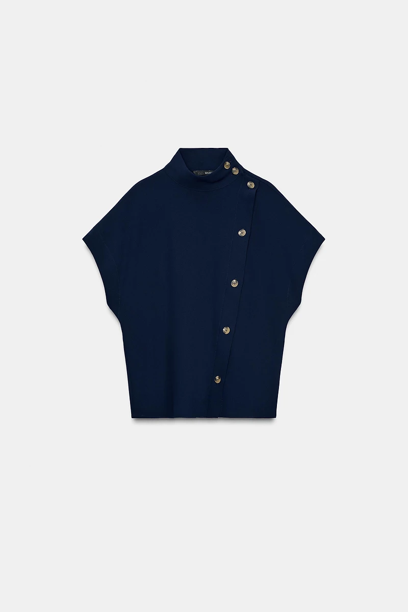 CONTRAST BUTTON SHIRT
