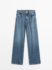Jean barrel fit taille haute