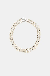LOT DE 2 COLLIERS PIÈCES EN CRISTAL