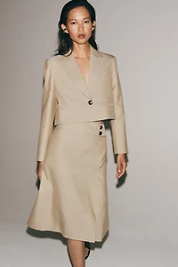 ZW COLLECTION STRIPED STRAIGHT SKIRT
