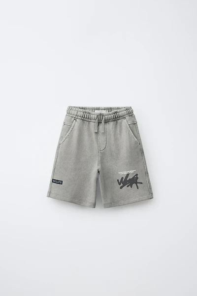 WASHED EFFECT SHORTS