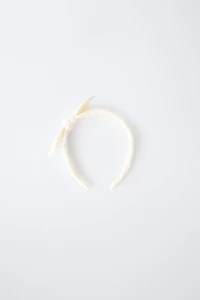 TEXTURED BOW HEADBAND