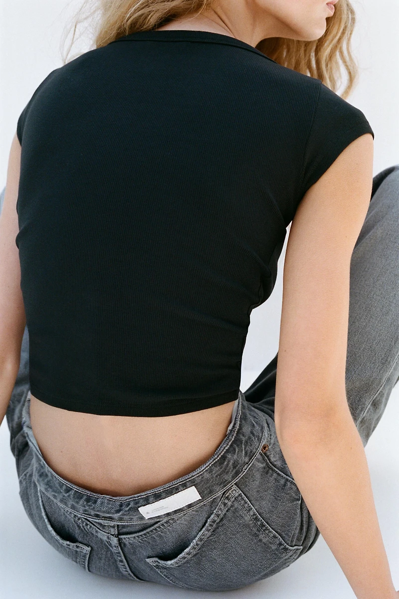TRF HIGH RISE WIDE LEG JEANS
