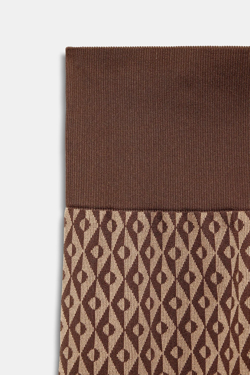 THERMAL JACQUARD SEAMLESS THERMOLITE® CORE SKI COLLECTION LEGGINGS