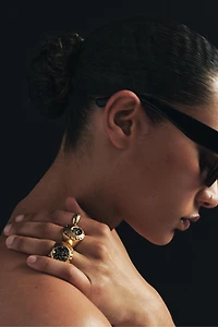 3-PACK OF SHINY METAL RINGS