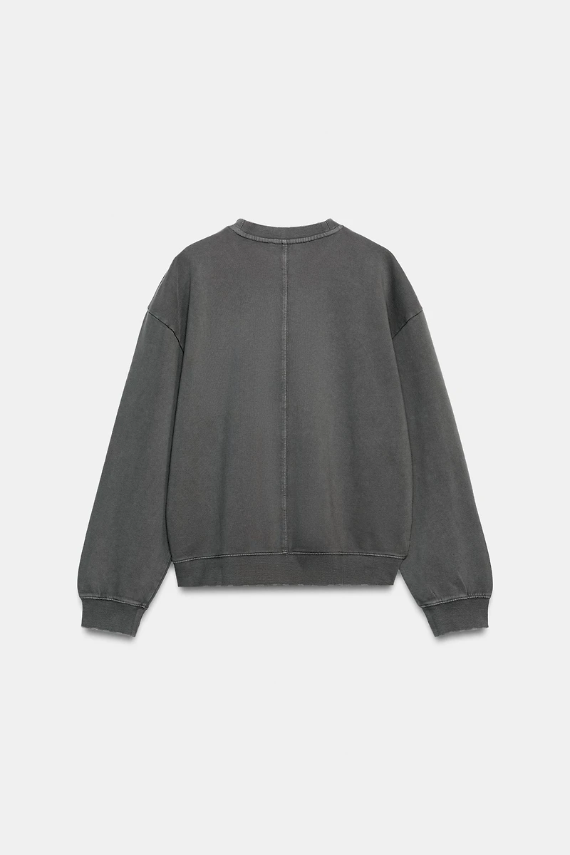 SWEAT EFFET DÉLAVÉ