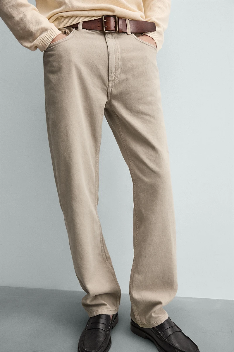 LIGHTWEIGHT COTTON-HEMP JEANS