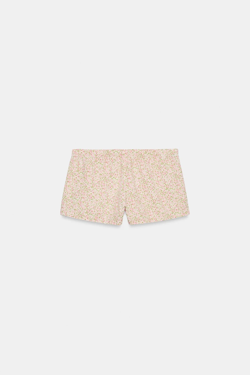 SHORT FLEURI