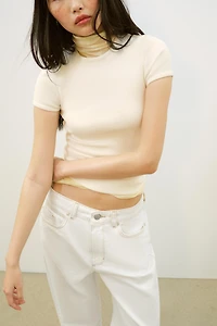 RIBBED T-SHIRT
