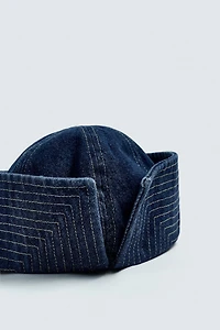 DONALD DUCK PATCH DENIM HAT HARRY LAMBERT FOR ZARA X DISNEY