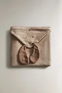 SERVIETTE DE BAIN À CAPUCHE ENFANT CHIEN