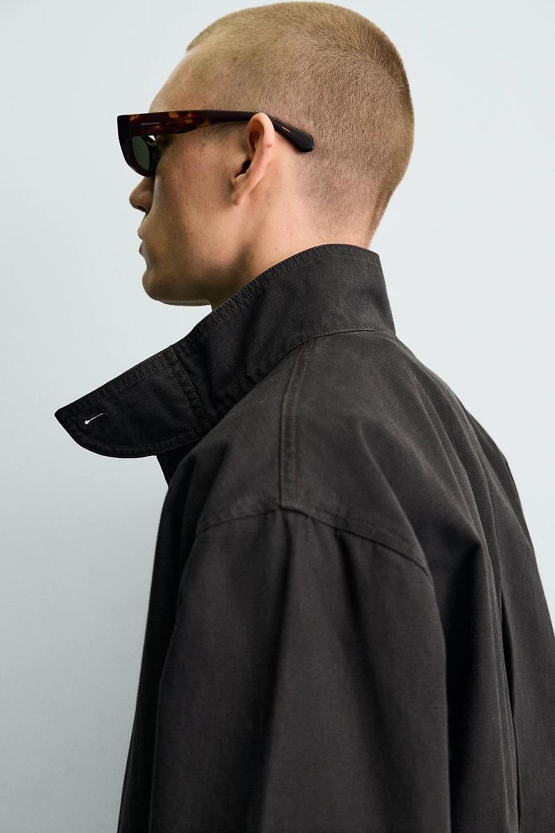 BOXY FIT COTTON JACKET
